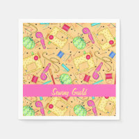 Yellow Sewing Notions Art Name Personalizd