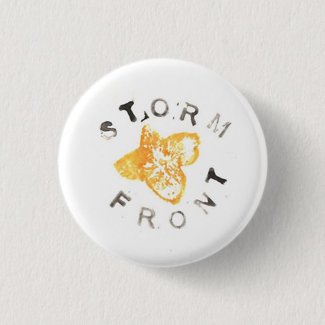 Yellow SF 1 Inch Round Button (Front)