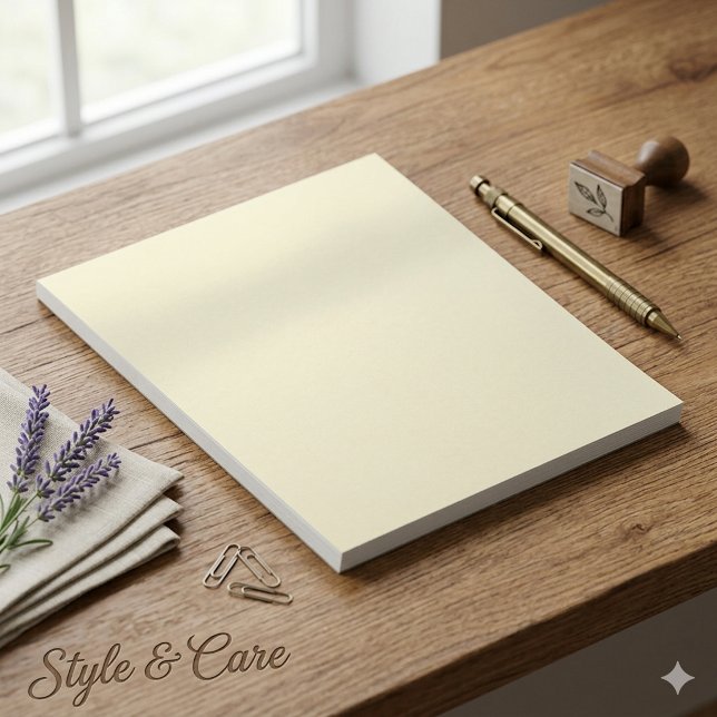 Yellow Shade 5.5 x 6 Notepad with Clean Modern Loo (Yellow Shade 5.5 x 6 Notepad with Clean Modern Look)