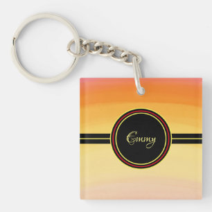 Yellow shades keychain