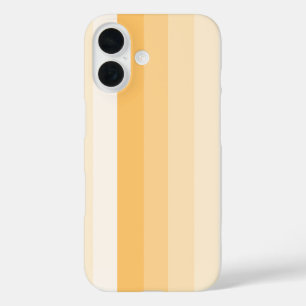 Yellow shadow stripes iPhone 16 case