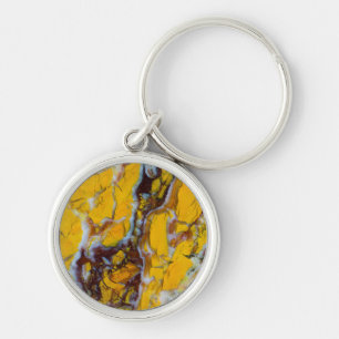 Yellow Shattuckite Keychain