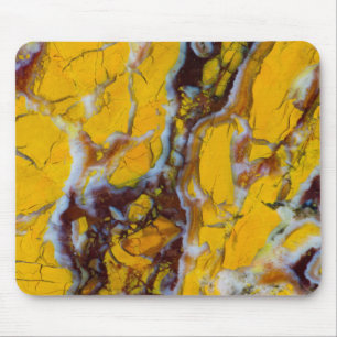 Yellow Shattuckite Mouse Pad
