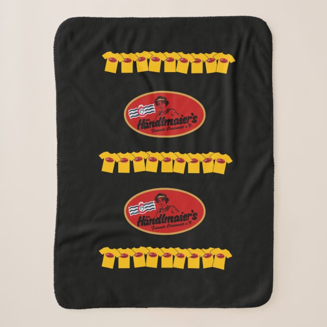 Yellow Shirts Assemble! Sherpa Blanket (Front)