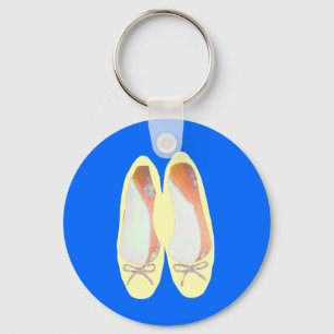 Yellow shoes keychain