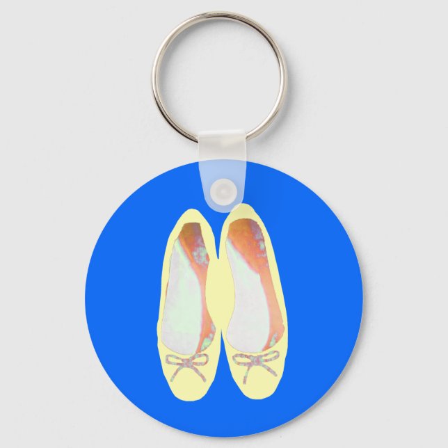 Yellow shoes keychain (Front)