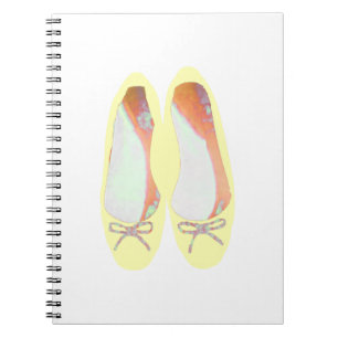 Yellow shoes notebook