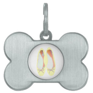 Yellow Shoes Pet ID Tag