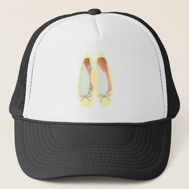 Yellow shoes trucker hat (Front)