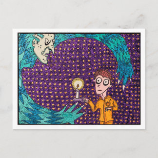 "Yellow Silk Pyjamas" Postcard