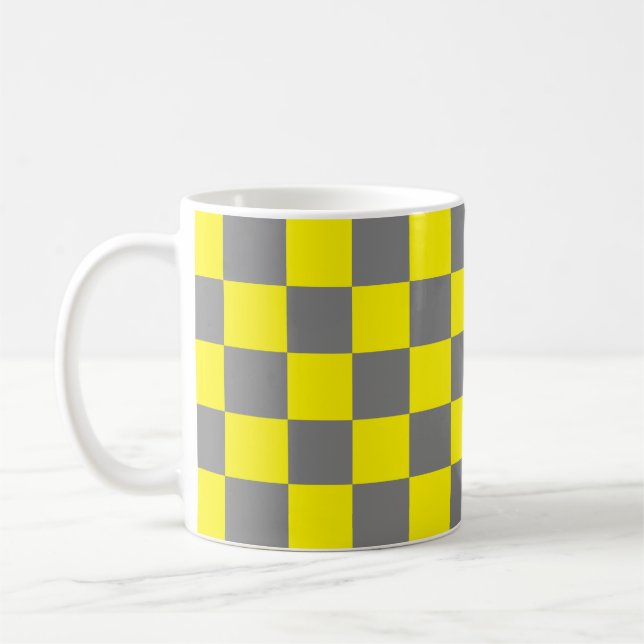 Yellow & Slate Coffee Mug (Gauche)