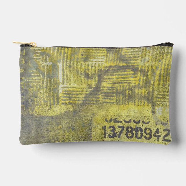 Yellow Small Accessory Pouch (Front)