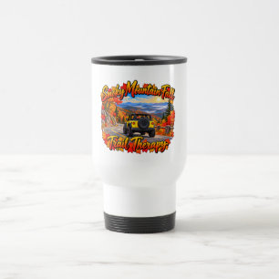 Yellow_Smoky Mt Fall Trail Therapy Travel Mug