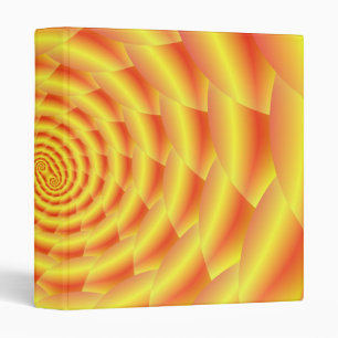 Yellow Snakeskin Spiral Binder