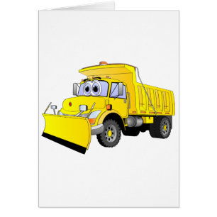 Yellow Snow Plow Cartoon