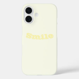 Yellow Soft Pale White Pastel Solid Colour iPhone 16 Case
