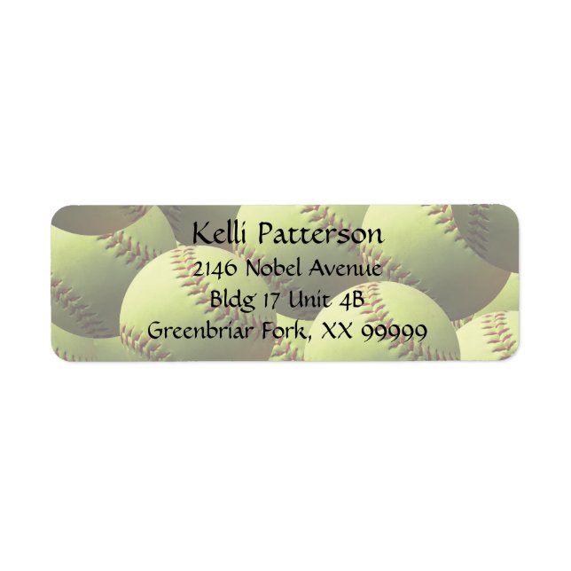 Yellow Softball 4 line (Front)