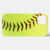 Yellow softball ball Case-Mate iPhone case (Back (Horizontal))