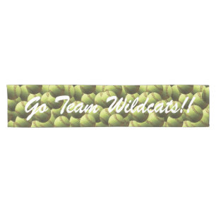 Yellow Softball Banner Short Table Runner