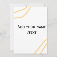 Yellow Spanish border name message text lines