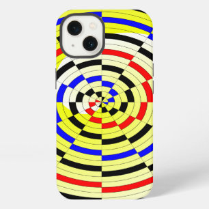 Yellow Spirals by Kenneth Yoncich iPhone 13 Case