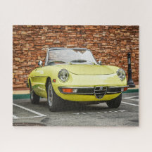 yellow sport car