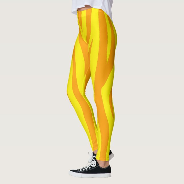 yellow sport women leggings (Left)