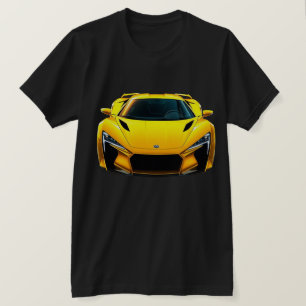 Yellow Sports Car T-Shirt