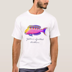 Yellow Spotted Anthias Coral Reef Fish T-Shirt