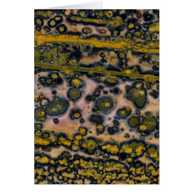 Yellow spotted Ocean Jasper (Front)