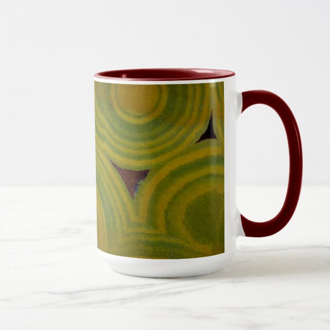 Yellow Spotted Ocean Jasper Mug (Right)