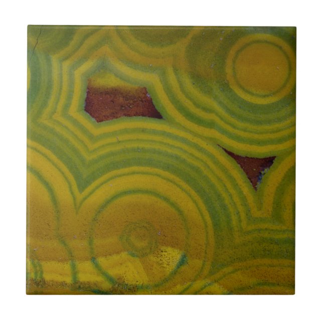 Yellow Spotted Ocean Jasper Tile (Front)
