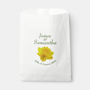 Yellow Spring Daffodil - Wedding Favour Bag