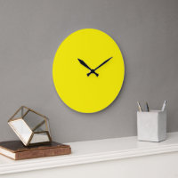 Yellow Square Clocks | Colourful Modern Design