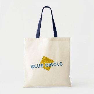 Yellow Square with Beams and Opposite Pixel Text Tote Bag