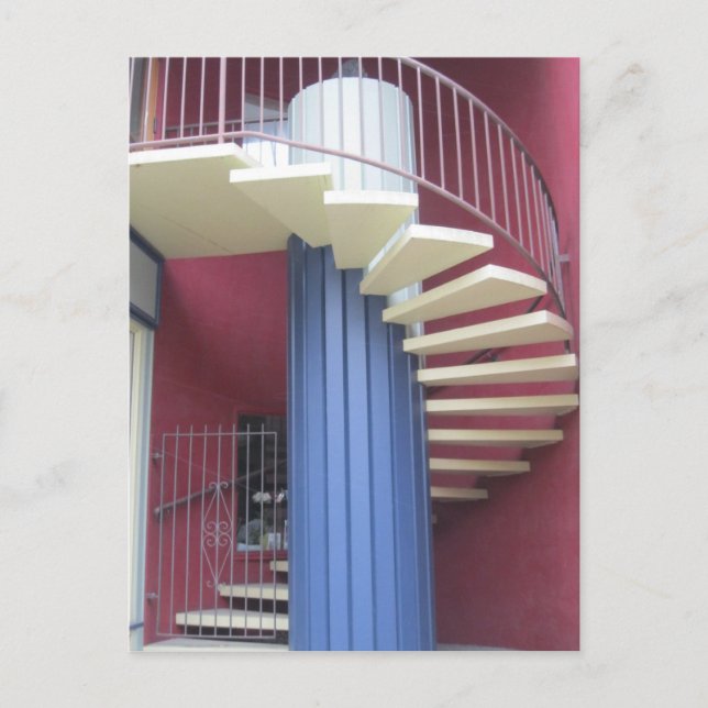 Yellow Staircase Postcard (Front)