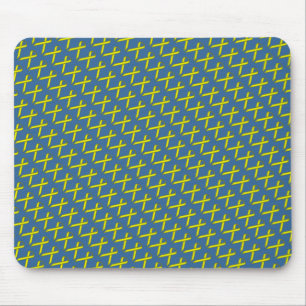 Yellow Standard Ribbon by Kenneth Yoncich Mouse Pad