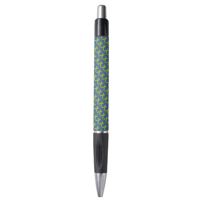 Yellow Standard Ribbon by Kenneth Yoncich Pen (Front Vertical)