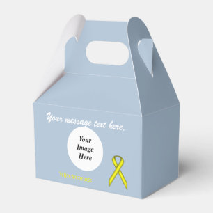 Yellow Standard Ribbon Template by Kenneth Yoncich Favor Box
