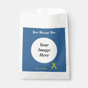 Yellow Standard Ribbon Template by Kenneth Yoncich Favour Bag