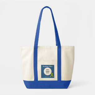 Yellow Standard Ribbon Template by Kenneth Yoncich Tote Bag