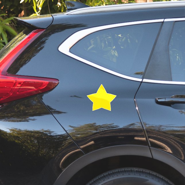 Yellow Star (Car Back)