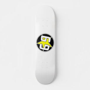 Yellow Star 69  Skateboard