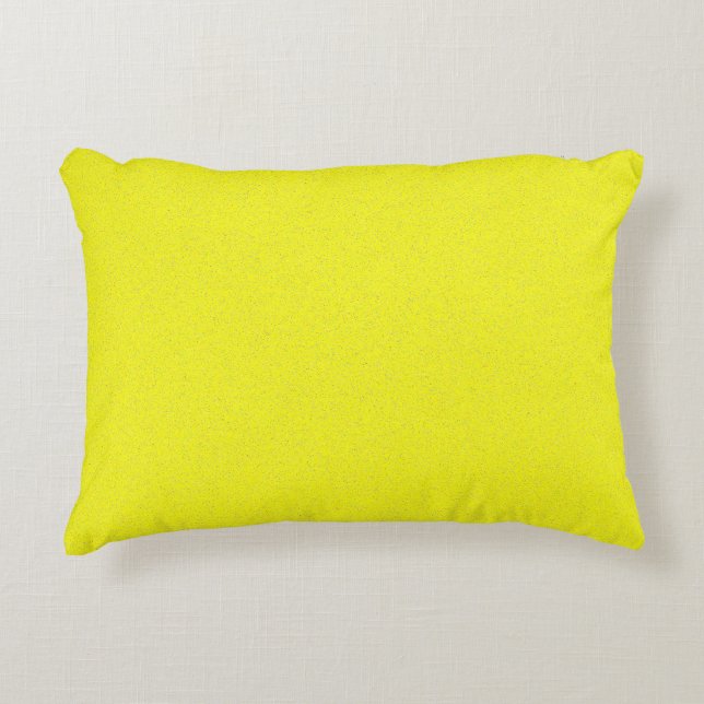 Yellow Star Dust Decorative Pillow (Front)