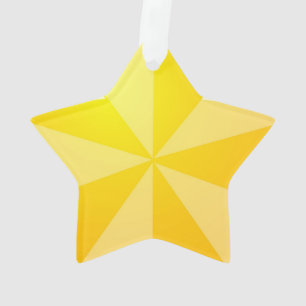 Yellow Star Ornament