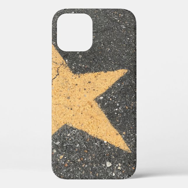 Yellow star-printed pavement Case-Mate iPhone case (Back)