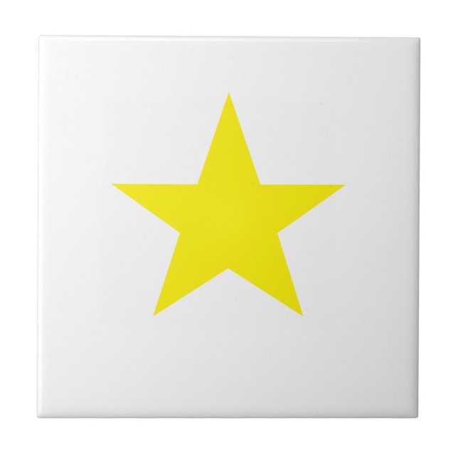 Yellow Star Tile (Front)