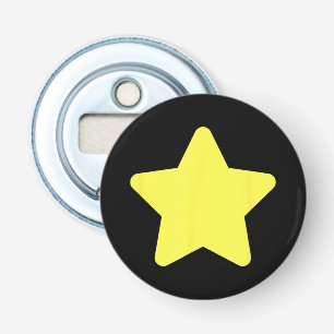 Yellow star tree Merry christmas Bottle Opener