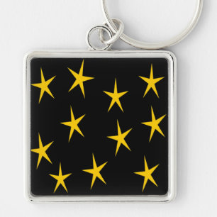 YELLOW STARS KEYCHAIN