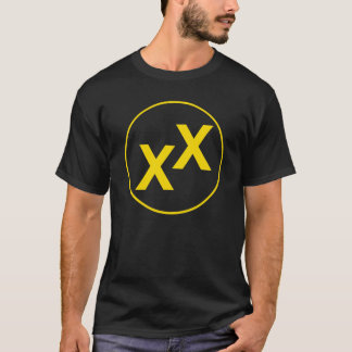 Yellow State of Jefferson Double-Cross Black Shirt